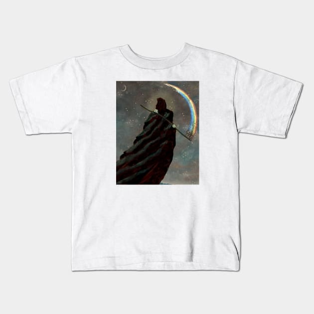 Glam Reaper Kids T-Shirt by MoonPatrol